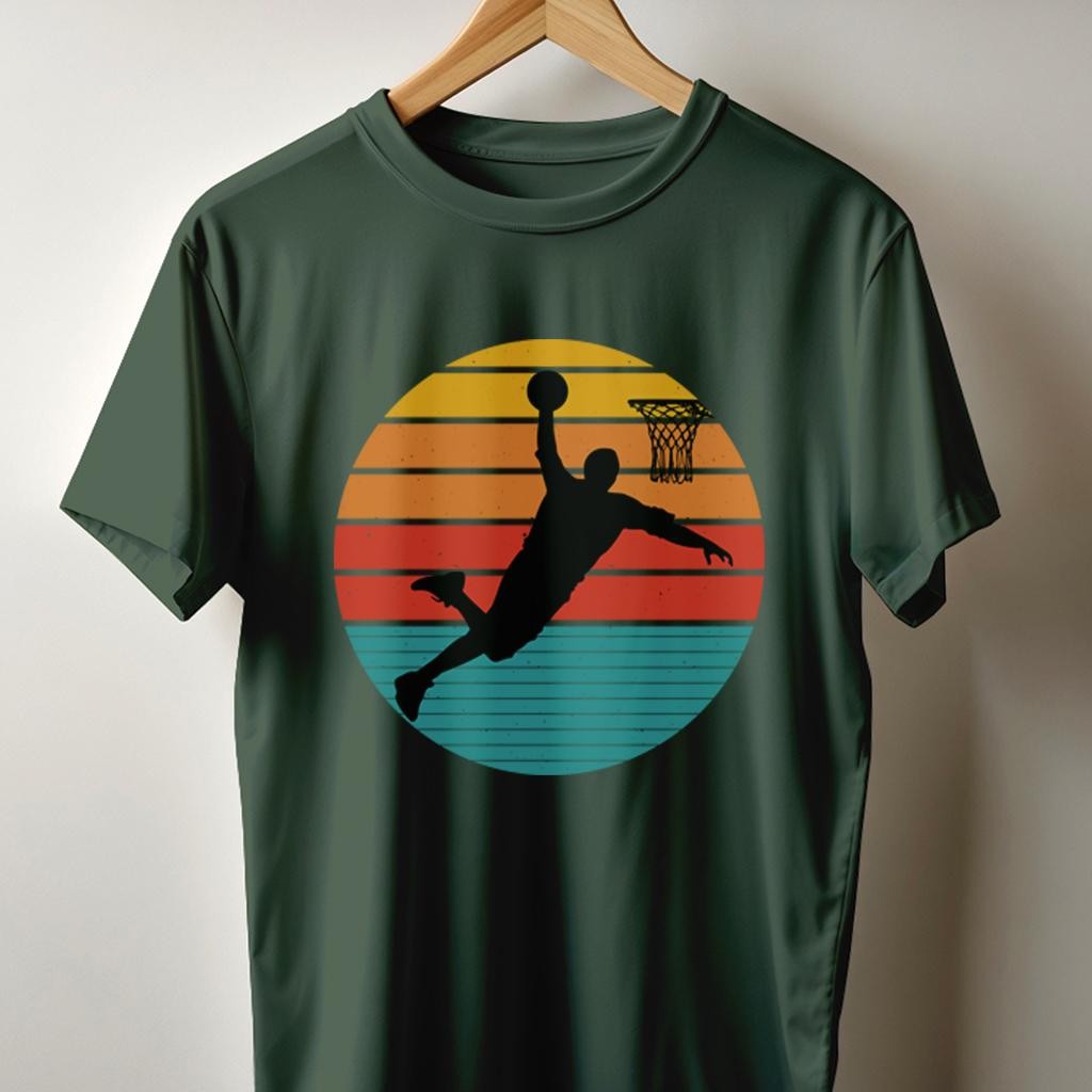 Camiseta Muška majica sa štampanim printom Cam 4007, Zimzelena