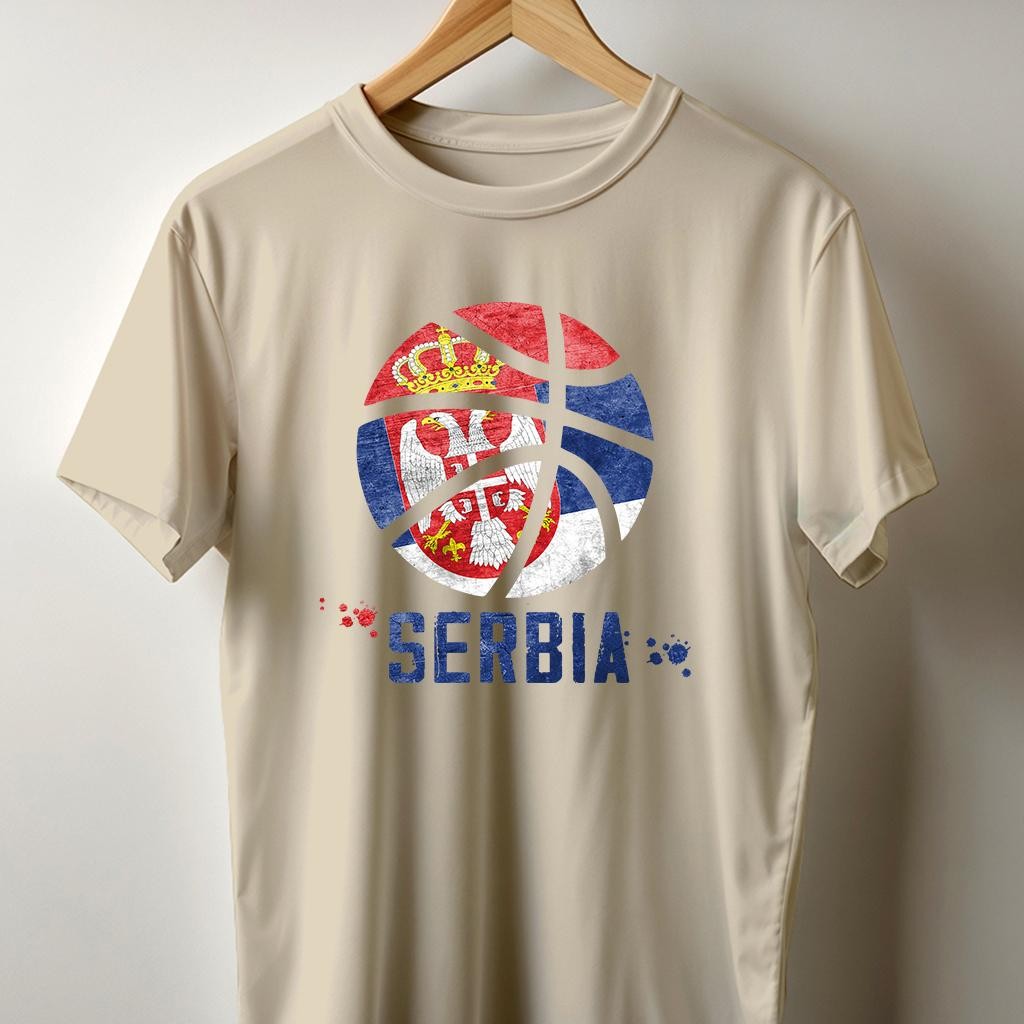 Camiseta Muška majica sa štampanim printom Cam 993, Krem