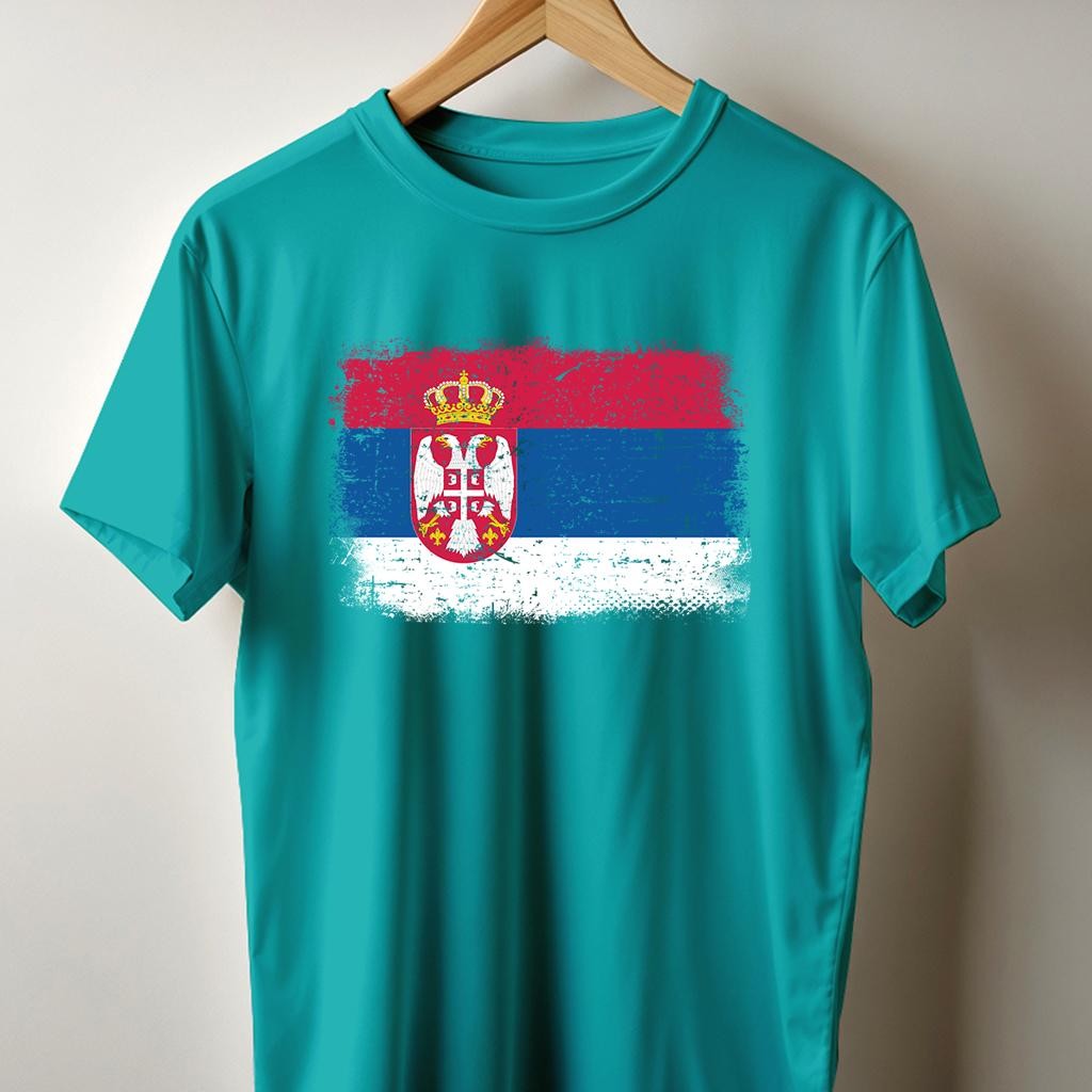 Camiseta Muška majica sa štampanim printom Cam 997, Tirkizna