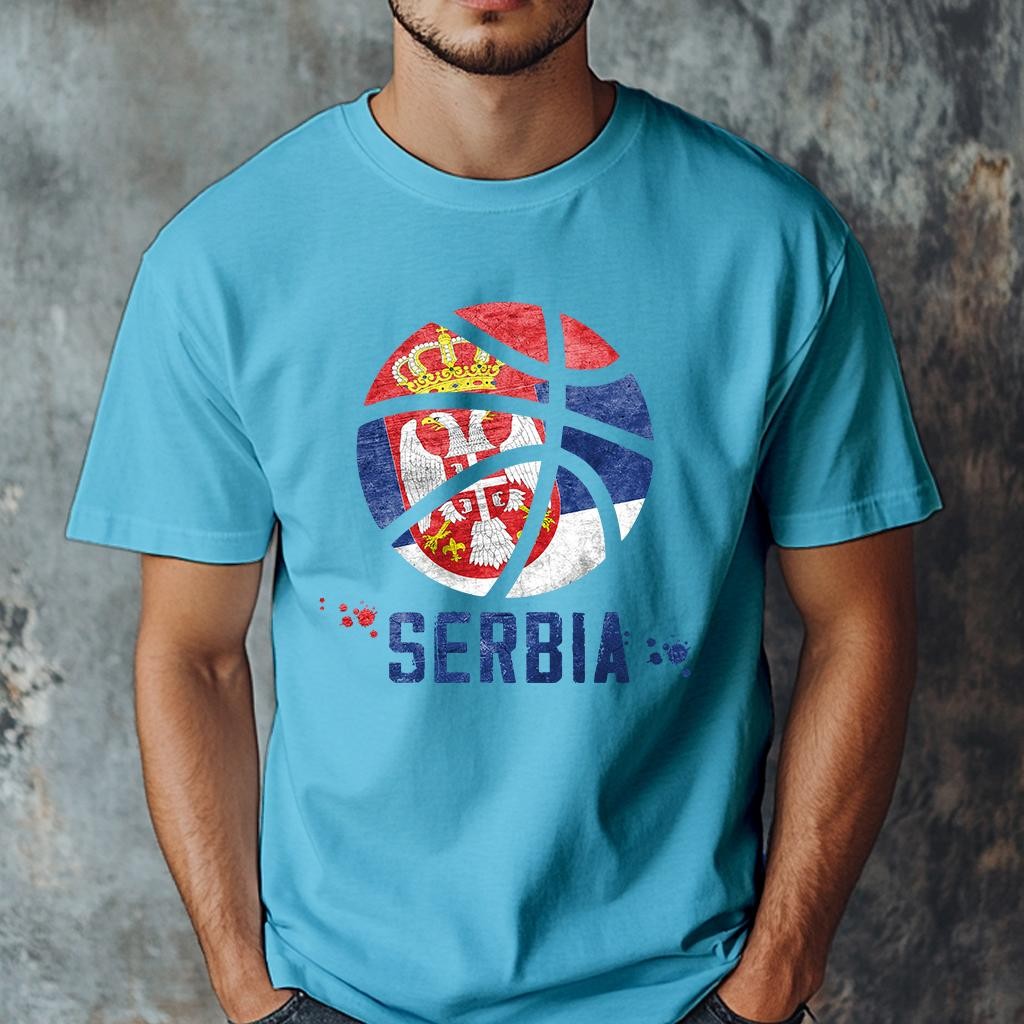 Camiseta Muška majica sa štampanim printom Cam 993, Akvamarin