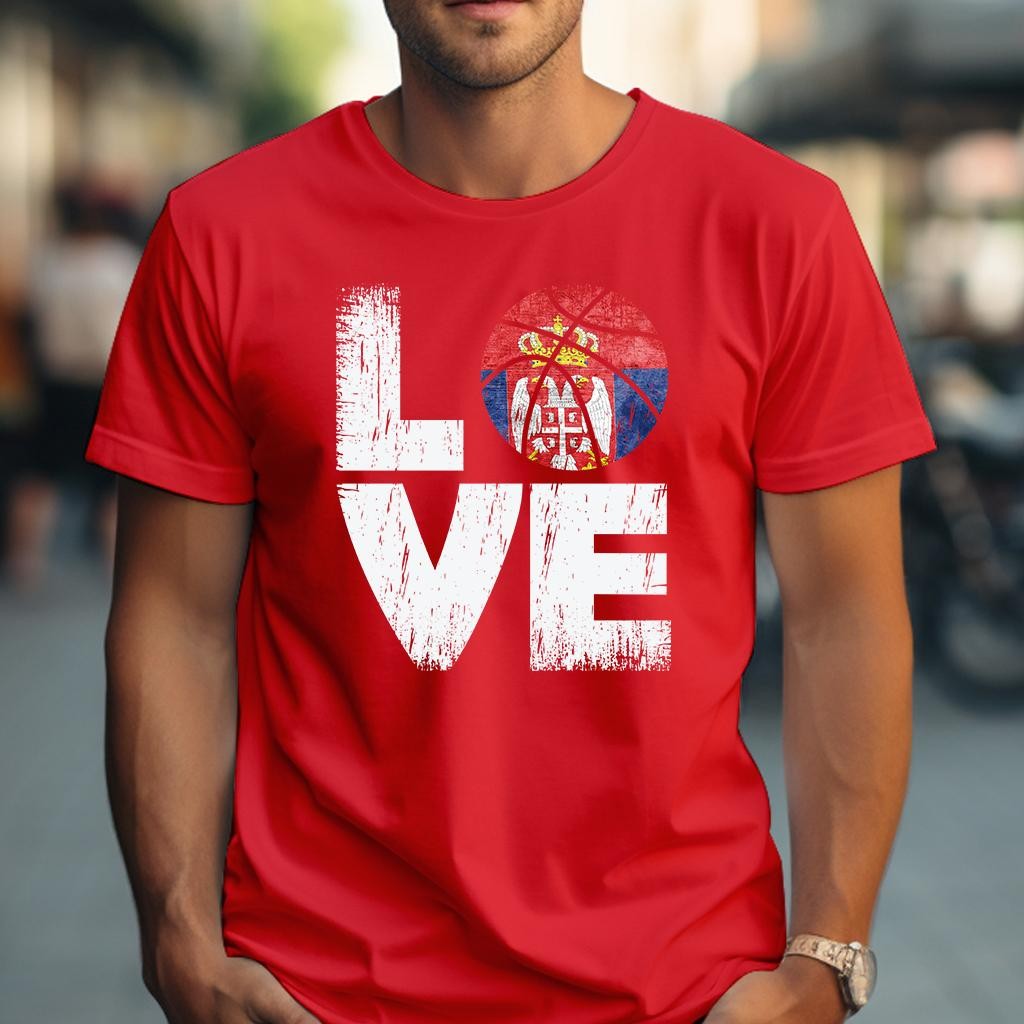 Camiseta Muška majica sa štampanim printom Cam 998, Grimizna