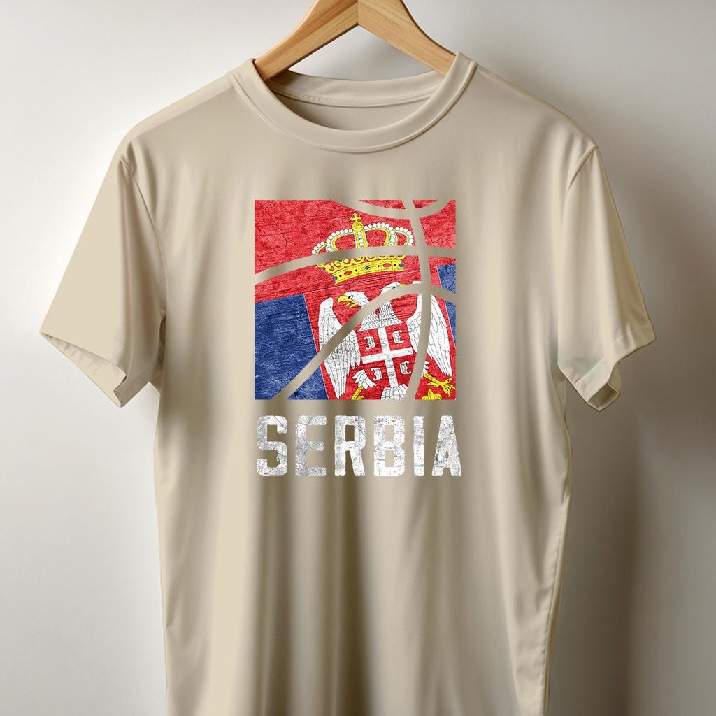 Camiseta Muška majica sa štampanim printom Cam 994, Krem