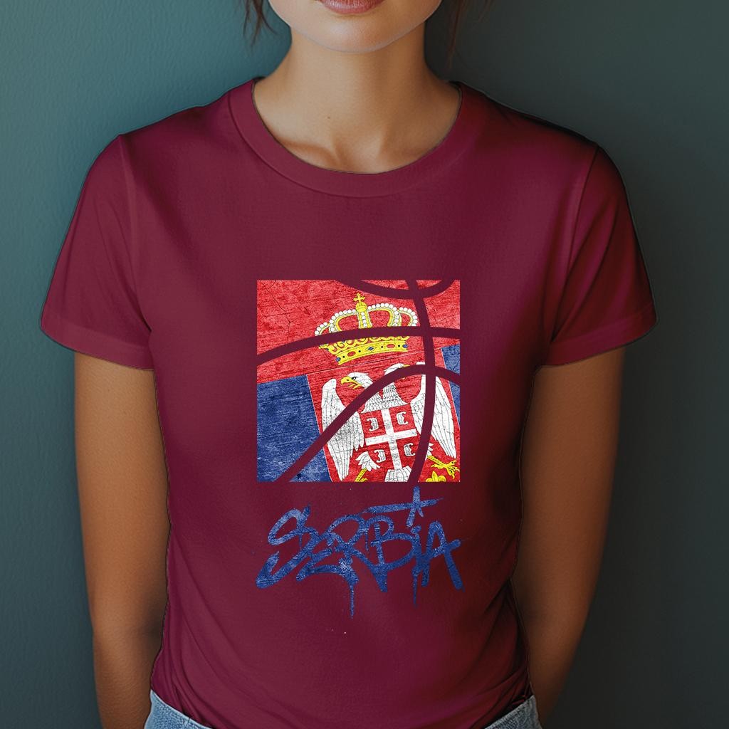 Camiseta Ženska majica sa štampanim printom Cam 995, Bordo