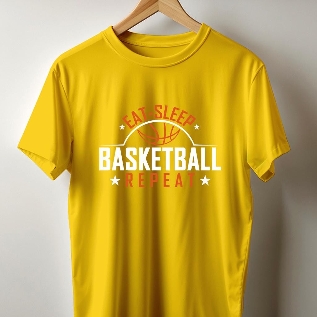 Camiseta Muška majica sa štampanim printom Cam 4009, Zlatne boje