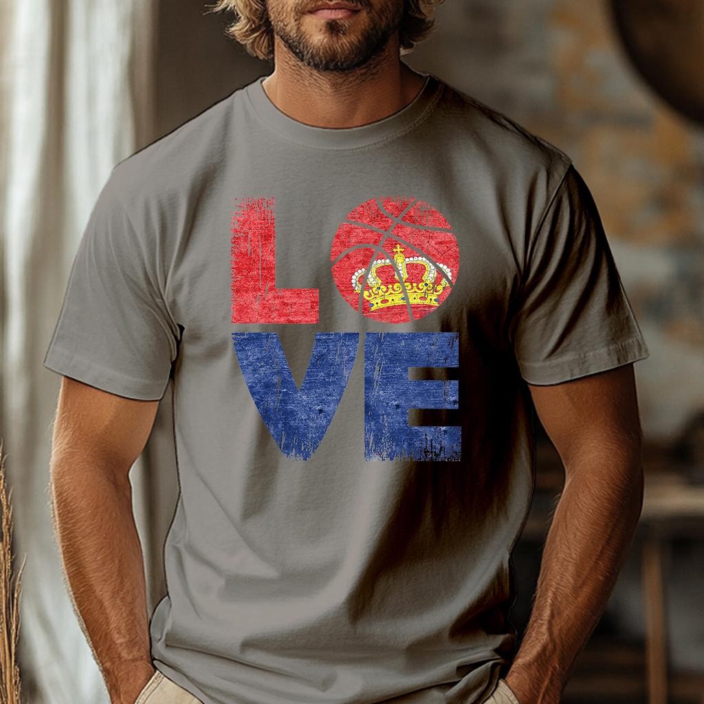 Camiseta Muška majica sa štampanim printom Cam 992, Svetlosiva