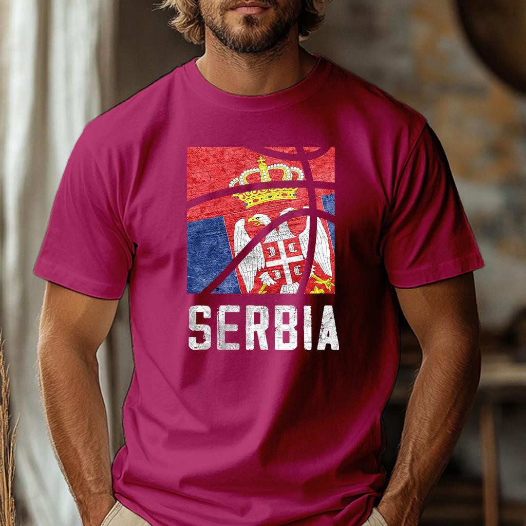 Camiseta Muška majica sa štampanim printom Cam 994, Ružičasta