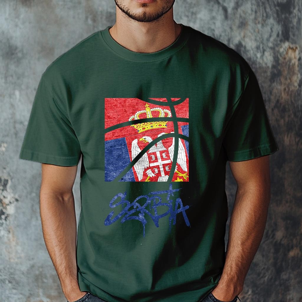 Camiseta Muška majica sa štampanim printom Cam 995, Zimzelena