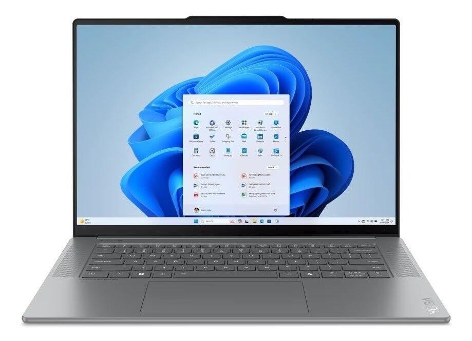 Lenovo Laptop Yoga Slim 7 15ILL9, 15.3" 2.8K OLED, U7-258V, 32GB, 1TB SSD, bklt, Win11 Pro, Sivi