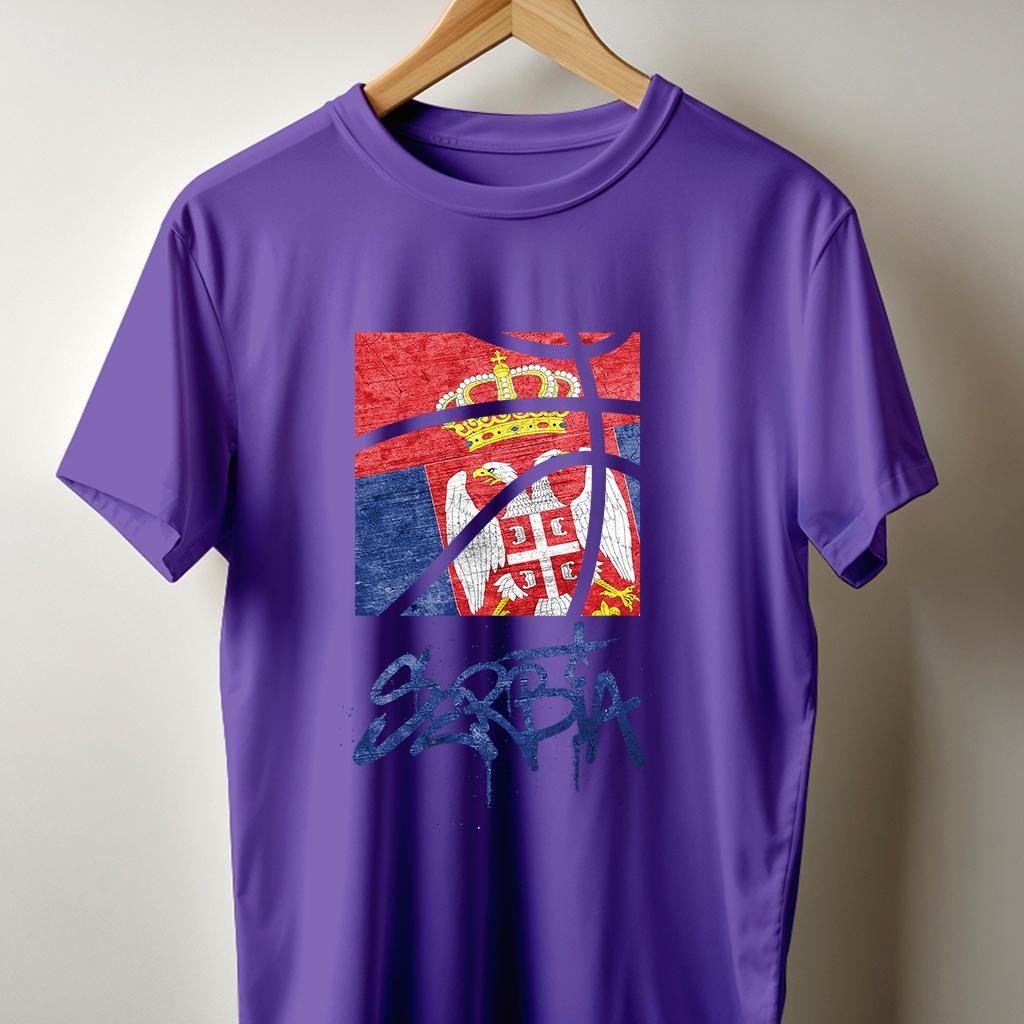 Camiseta Muška majica sa štampanim printom Cam 995, Lavanda