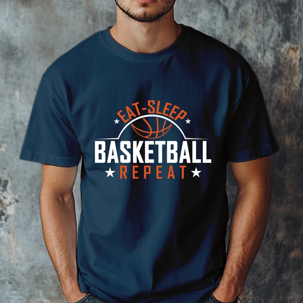 Camiseta Muška majica sa štampanim printom Cam 4009, Tamnoplava