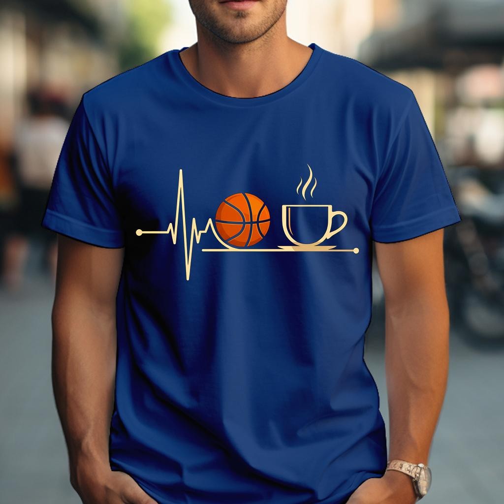 Camiseta Muška majica sa štampanim printom Cam 4010, Borovnica