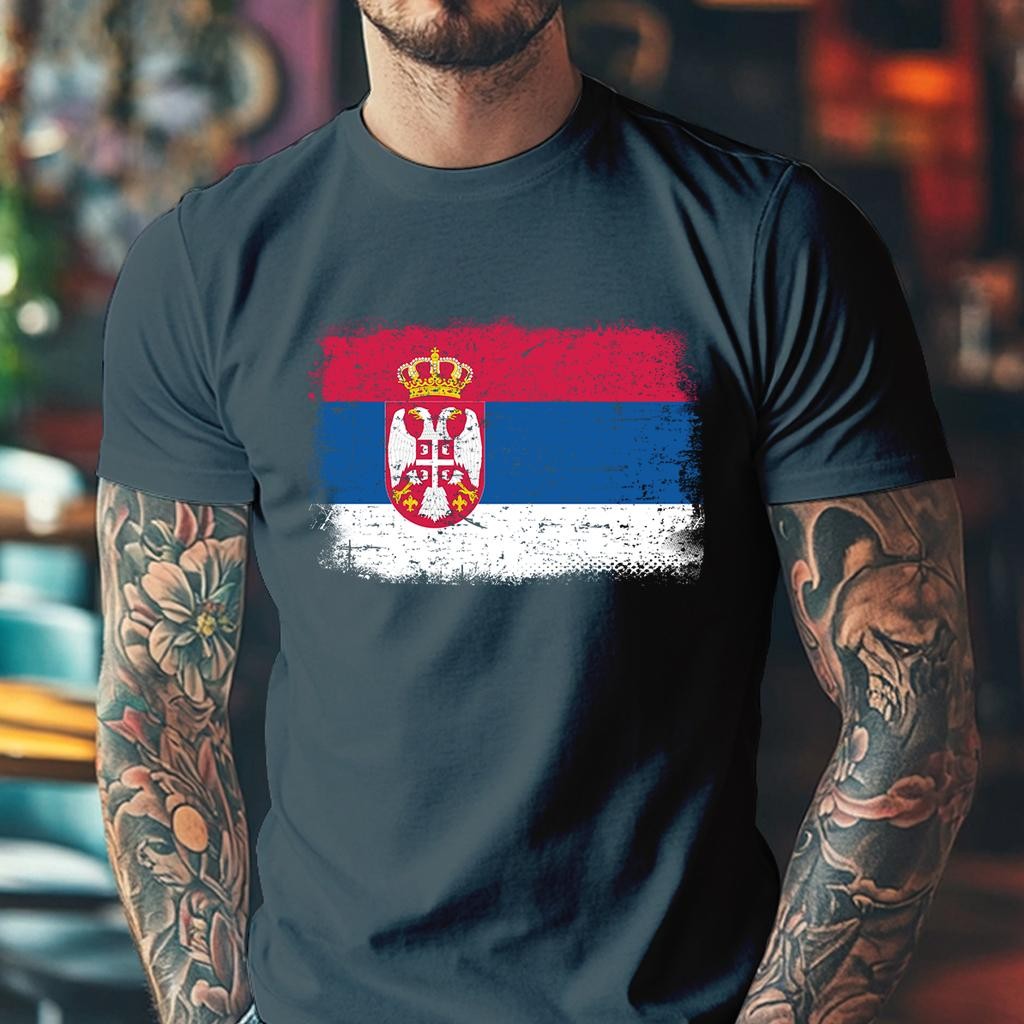 Camiseta Muška majica sa štampanim printom Cam 997, Siva