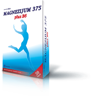 INPHARM Magnezijum 375 Plus B6 Kapsule, 30 komada