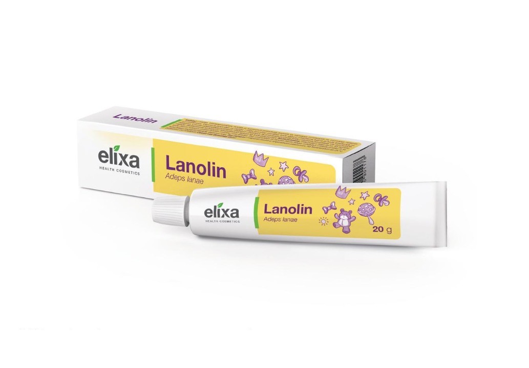 Elixa Lanolin Krema za bradavice, 20 g