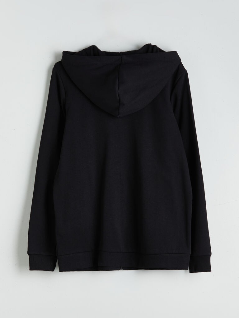 LC Waikiki Ženski duks W57949Z8-CVL, Crni