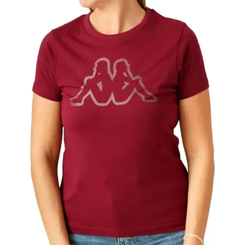 Kappa Ženska majica kratkih rukava Logo Bram, Crvena