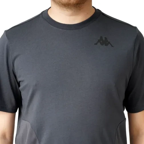 Kappa Muška majica kratkih rukava Gillido, Tamnosiva