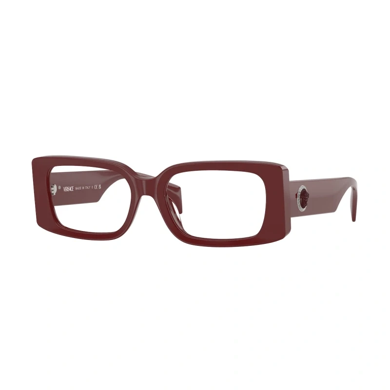 VERSACE Okvir za naočare 0VE3362U 5487 51, Ženski, Bordo