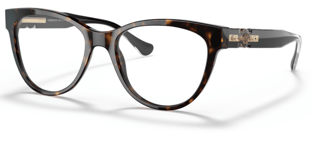 VERSACE Okvir za naočare 0VE3304 108 53, Ženski, Braon