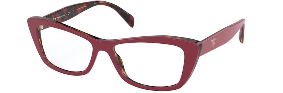 PRADA Okvir za naočare 0PR 15XV 07C1O1 53, Ženski, Crveni