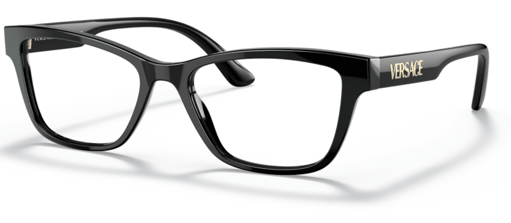 VERSACE Okvir za naočare 0VE3316 GB1 53, Ženski, Crni