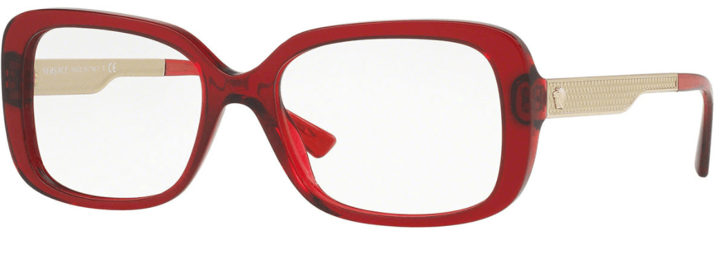 VERSACE Okvir za naočare 0VE3241 38852, Ženski, Crveni