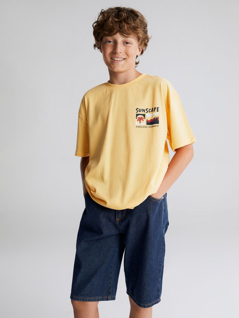 LC Waikiki Majica za dečake, S5Q199Z4-FXZ, Narandžasta