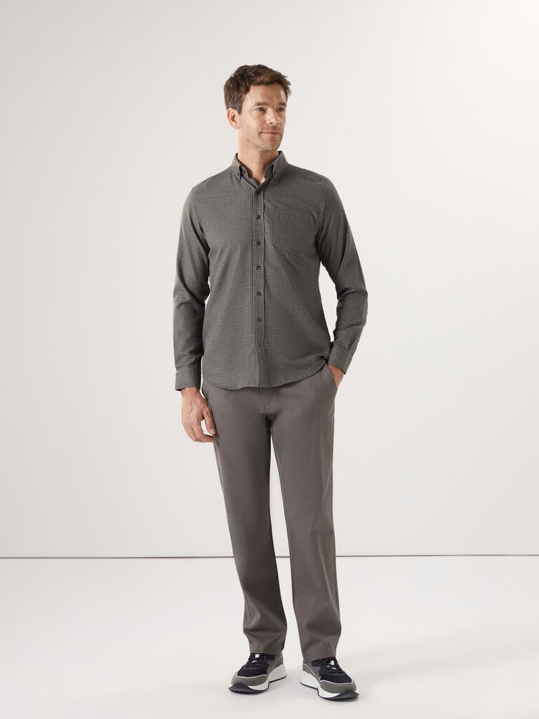 LC Waikiki Muške pantalone S50564Z8-KDE, Chino, Braon