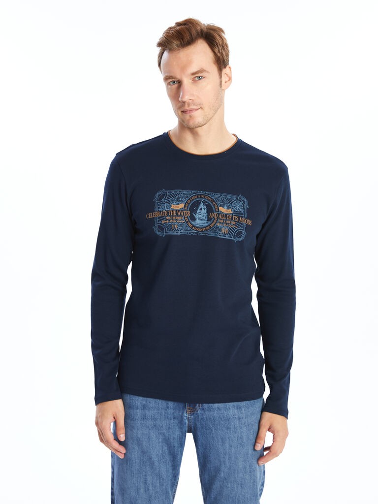 LC Waikiki Muški duks W41562Z8-DWP, Teget