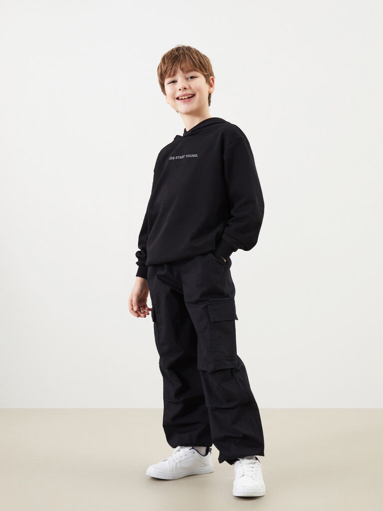 LC Waikiki Pantalone za dečake, S52926Z4-RQL, Crne