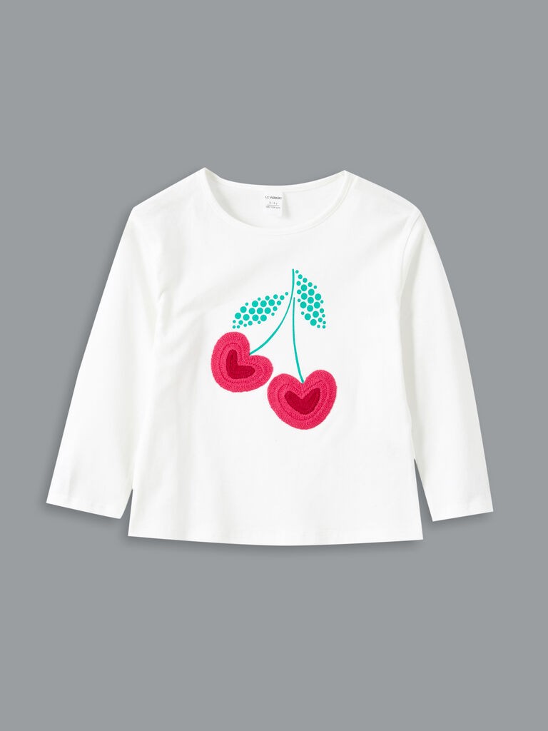 LC Waikiki Majica za devojčice, S54299Z1-R9J, Bela