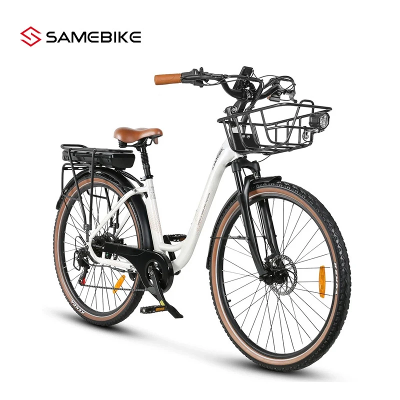 Samebike Električni bicikl RS-A07, 28", Beli
