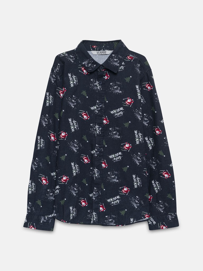 LC Waikiki Košulja za dečake W4CQ61Z4-LSJ, Teget