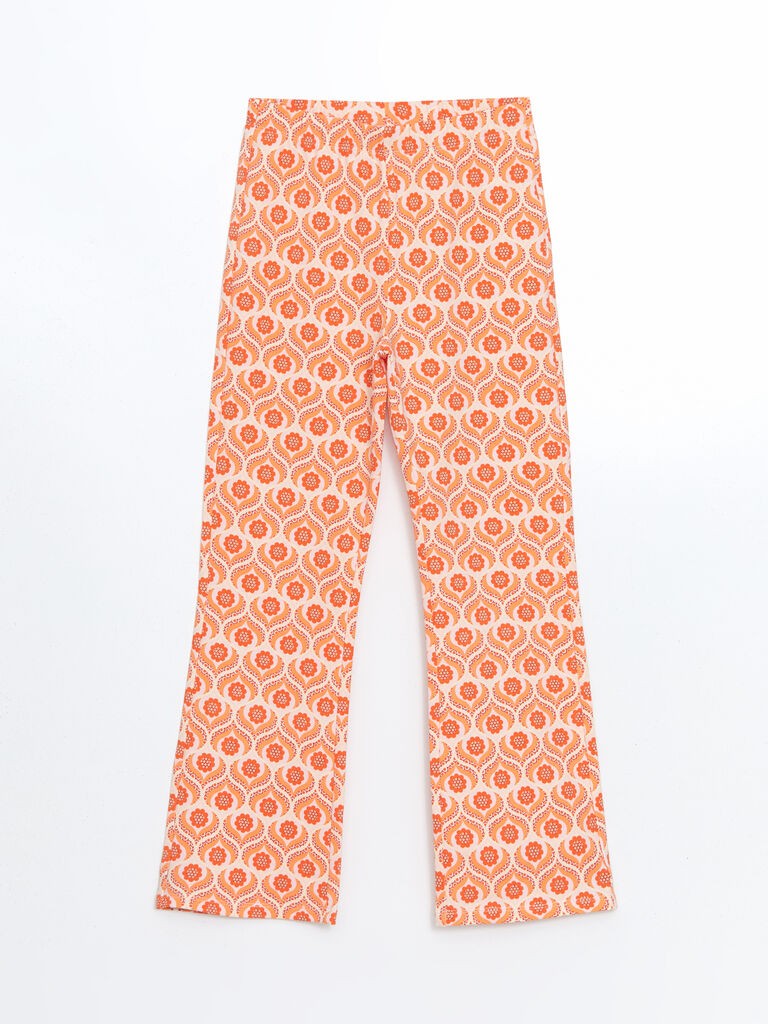 LC Waikiki Helanke za devojčice S57159Z4-LSR, Narandžaste