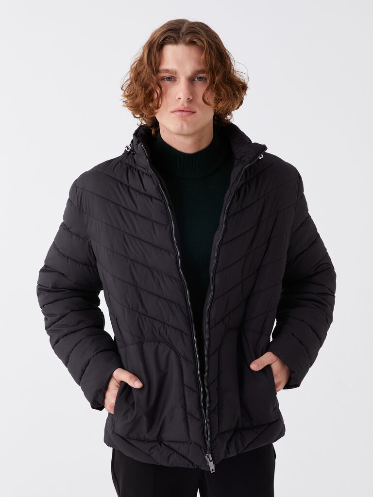 LC Waikiki Muška jakna S43869Z8-CVL, Crna