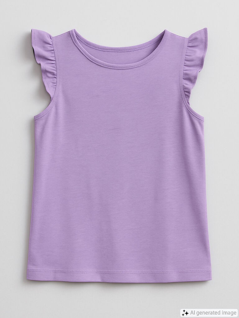 LC Waikiki Majica za devojčice S5FR89Z1-KLK, Bez rukava, Ljubičasta