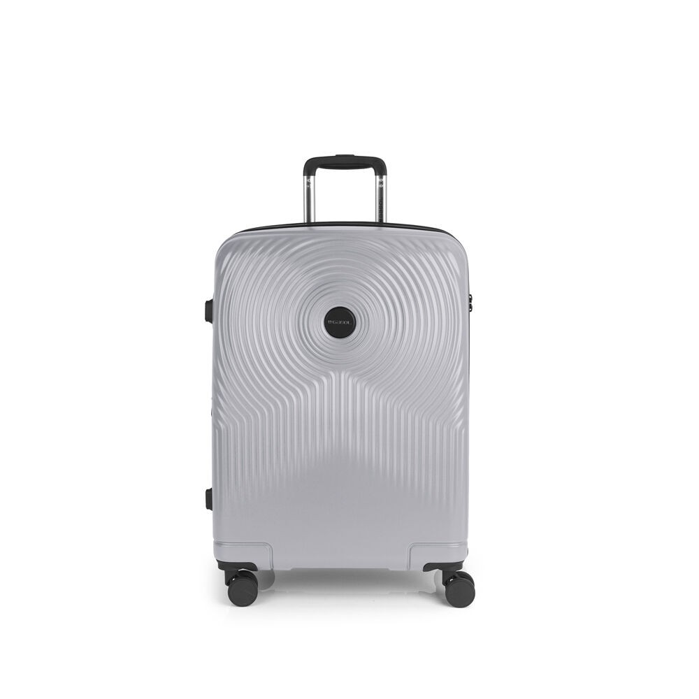 Gabol Kofer, Srednji, 72.6/80.4l-3.6kg, 45x65x28/31cm, Srebrni