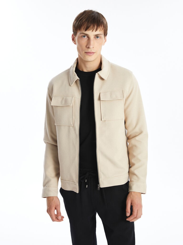 LC Waikiki Muška jakna S40816Z8-VK6, Bež