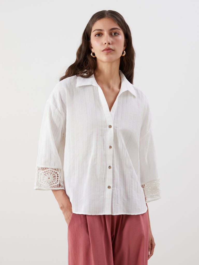 LC Waikiki Ženska košulja S5QK50Z8-R9J, Bela