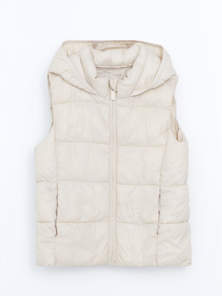 LC Waikiki Prsluk za devojčice S50457Z4-FDH, Bež