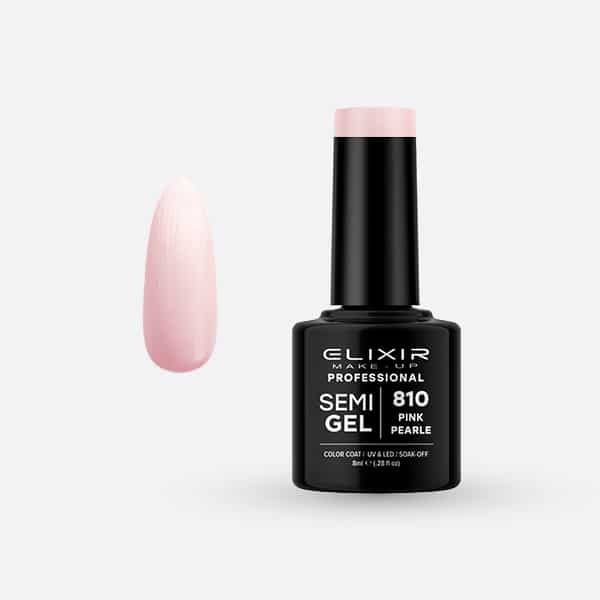 Elixir Gel lak Semi 810, Pink Pearle, 8ml