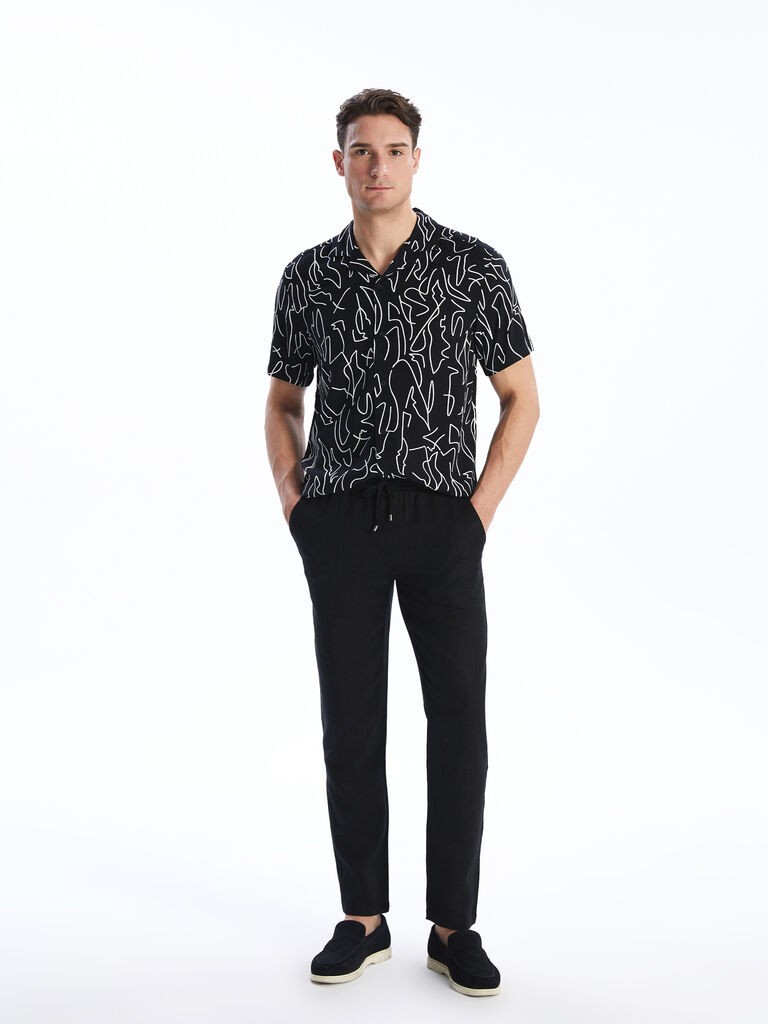 LC Waikiki Muške pantalone S5AR13Z8-CVL, Crne