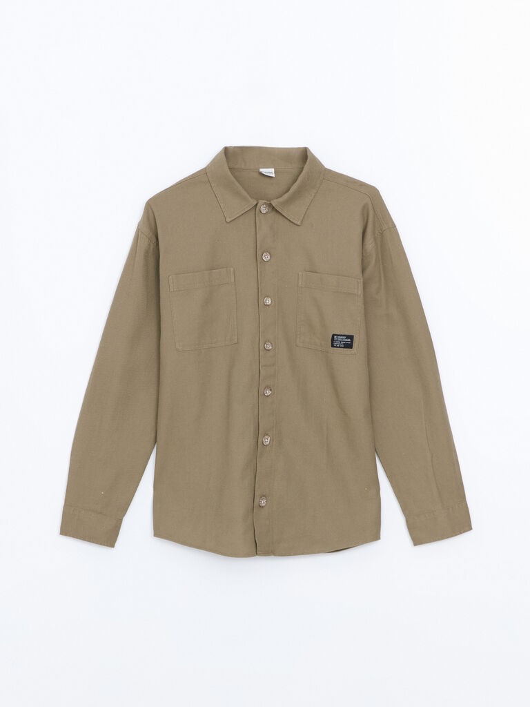 LC Waikiki Košulja za dečake, S58726Z4-GDM, Kaki