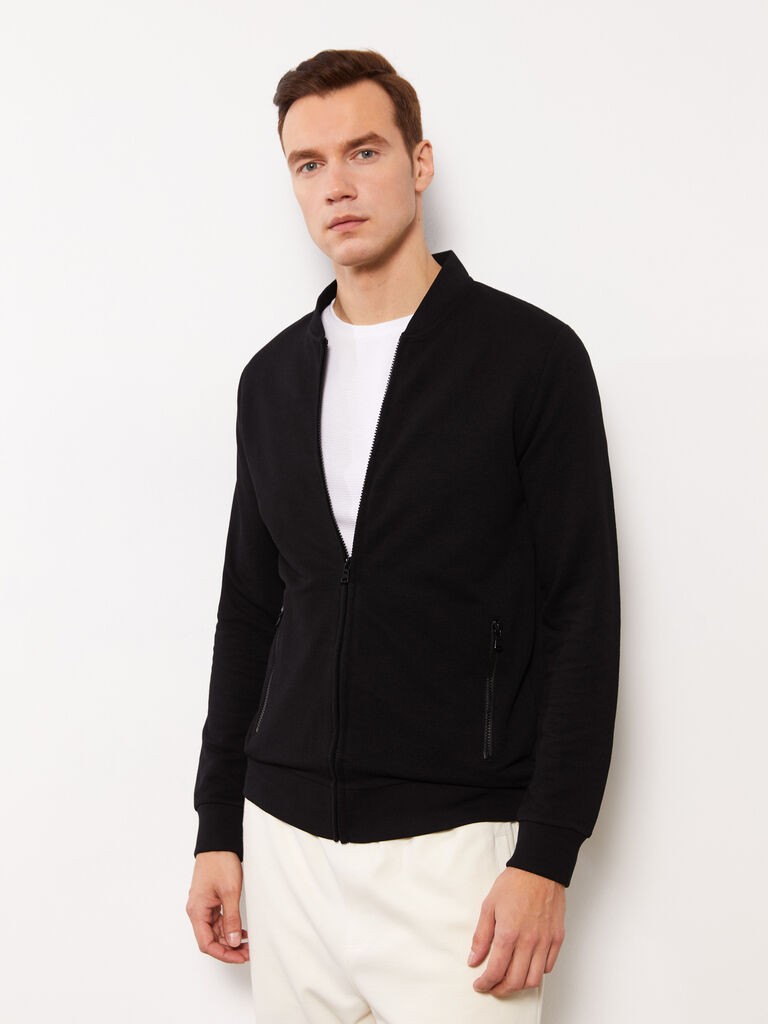 LC Waikiki Muška bomber jakna S31185Z8-CVL, Crna