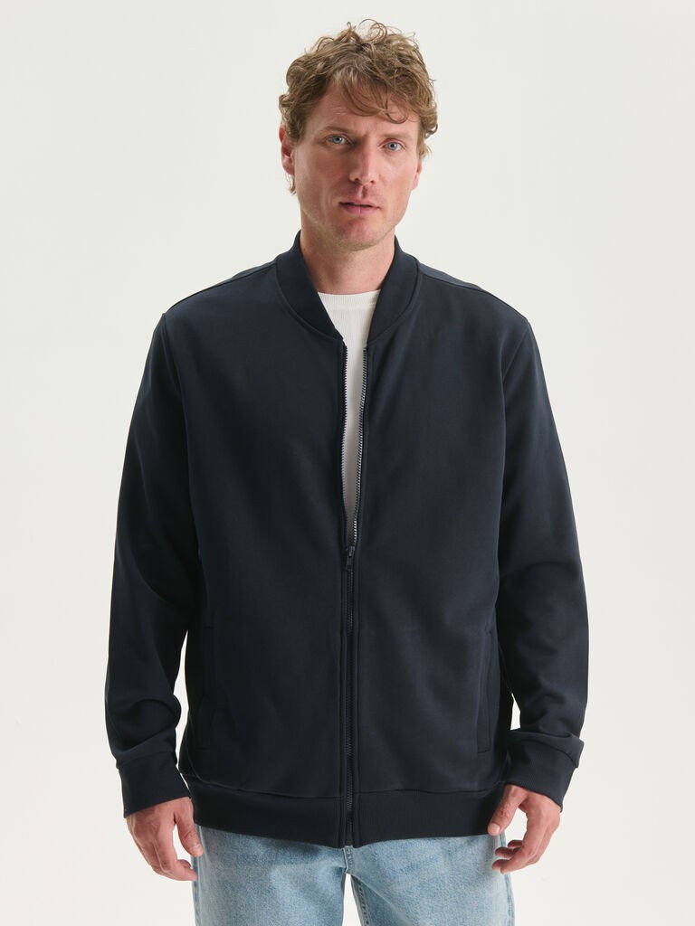 LC Waikiki Muška dukserica sa rajsferšlusom S59355Z8-RFH, Teget