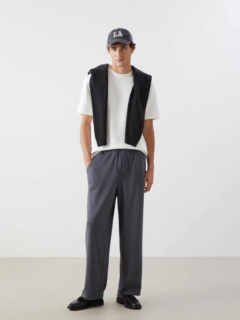 LC Waikiki Muški donji deo trenerke S52705Z8-YAN, Tamnosivi