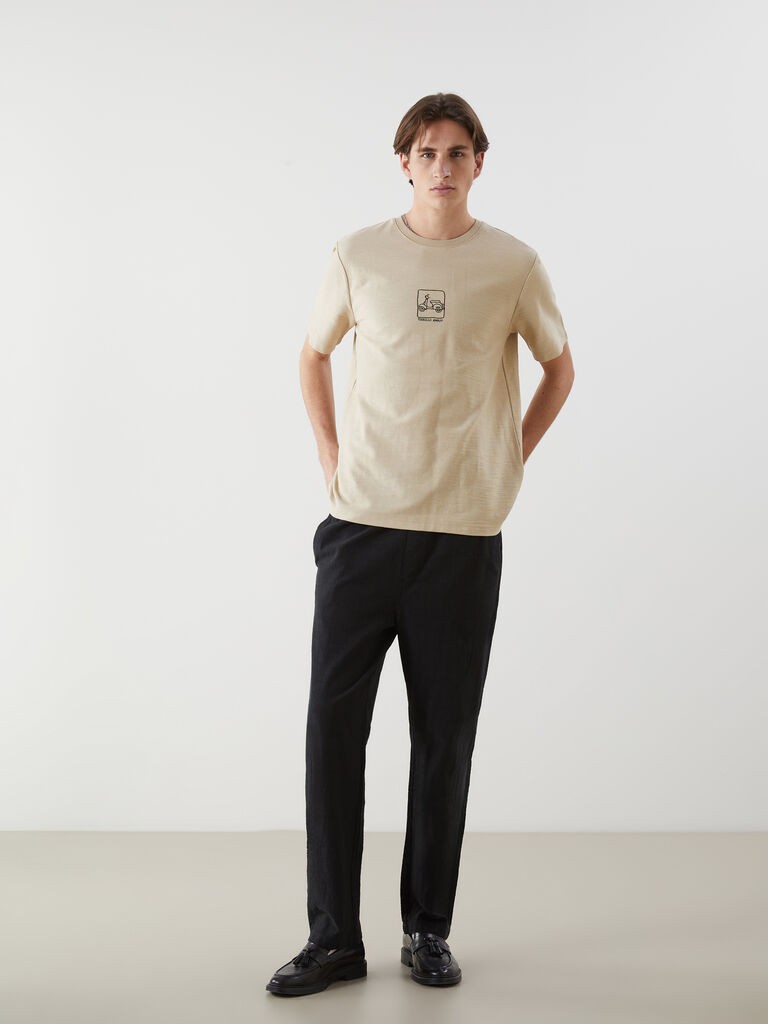 LC Waikiki Muške pantalone S5FC75Z8-RQL, Crne