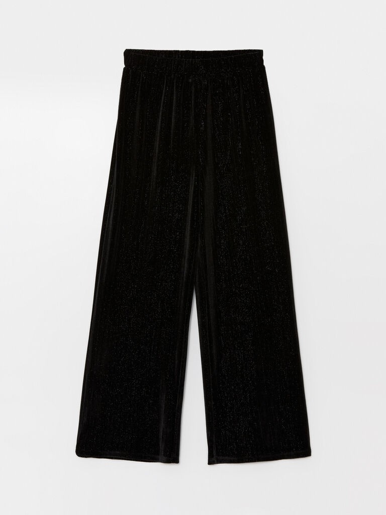 LC Waikiki Pantalone za devojčice W4BB82Z4-CVL, Široke nogavice, Crne