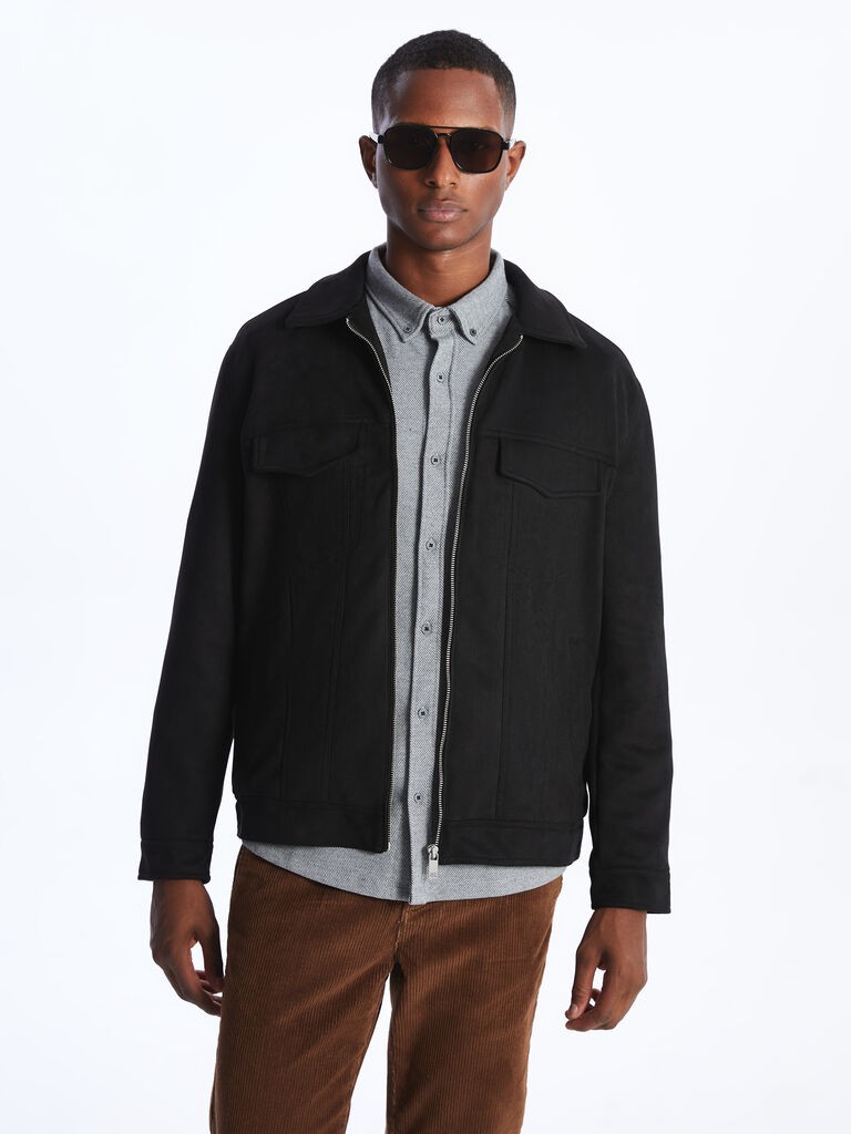 LC Waikiki Muška jakna S40042Z8-CVL, Crna