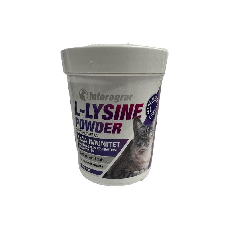 Interagrar L-lysine Prah za mačke, 70g